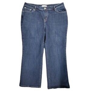 LEVI'S 580 Jeans Womens 18 Blue Boot Cut Denim Outdoor Plus Size Casual